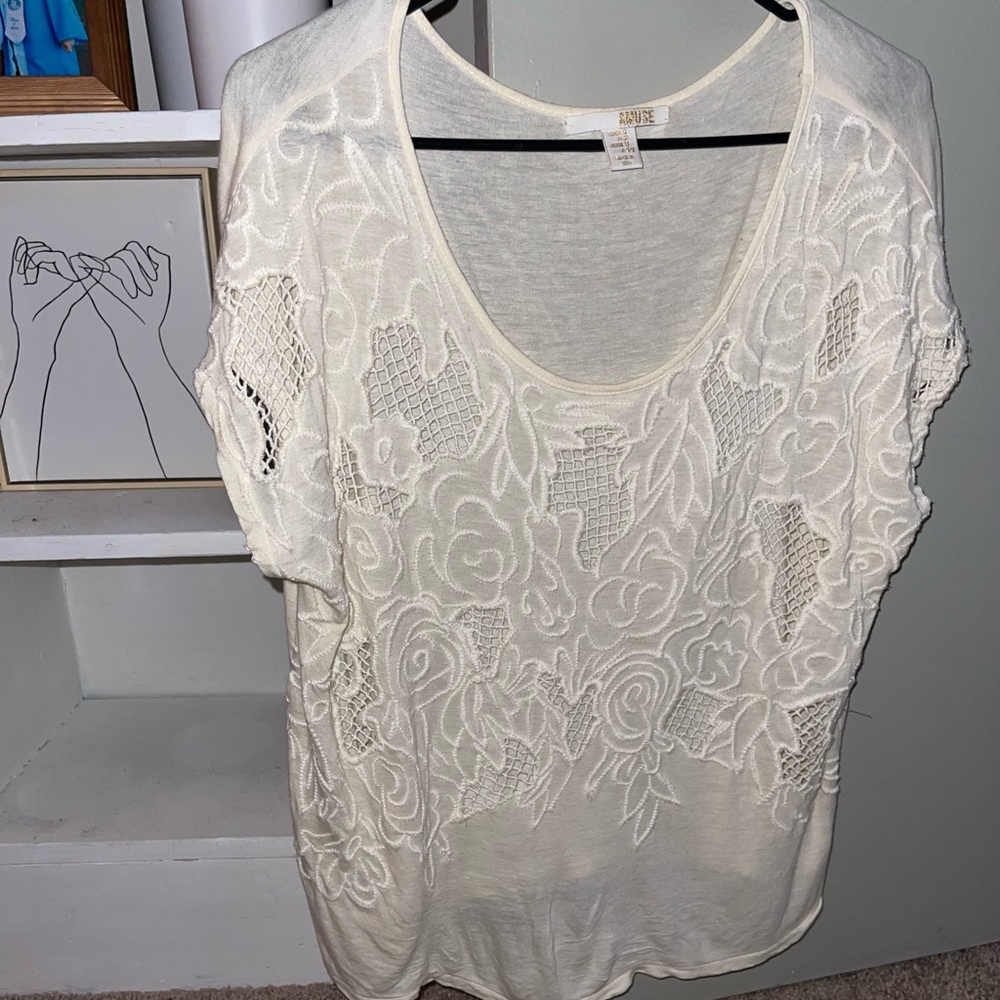Amuse Short Sleeve Blouse